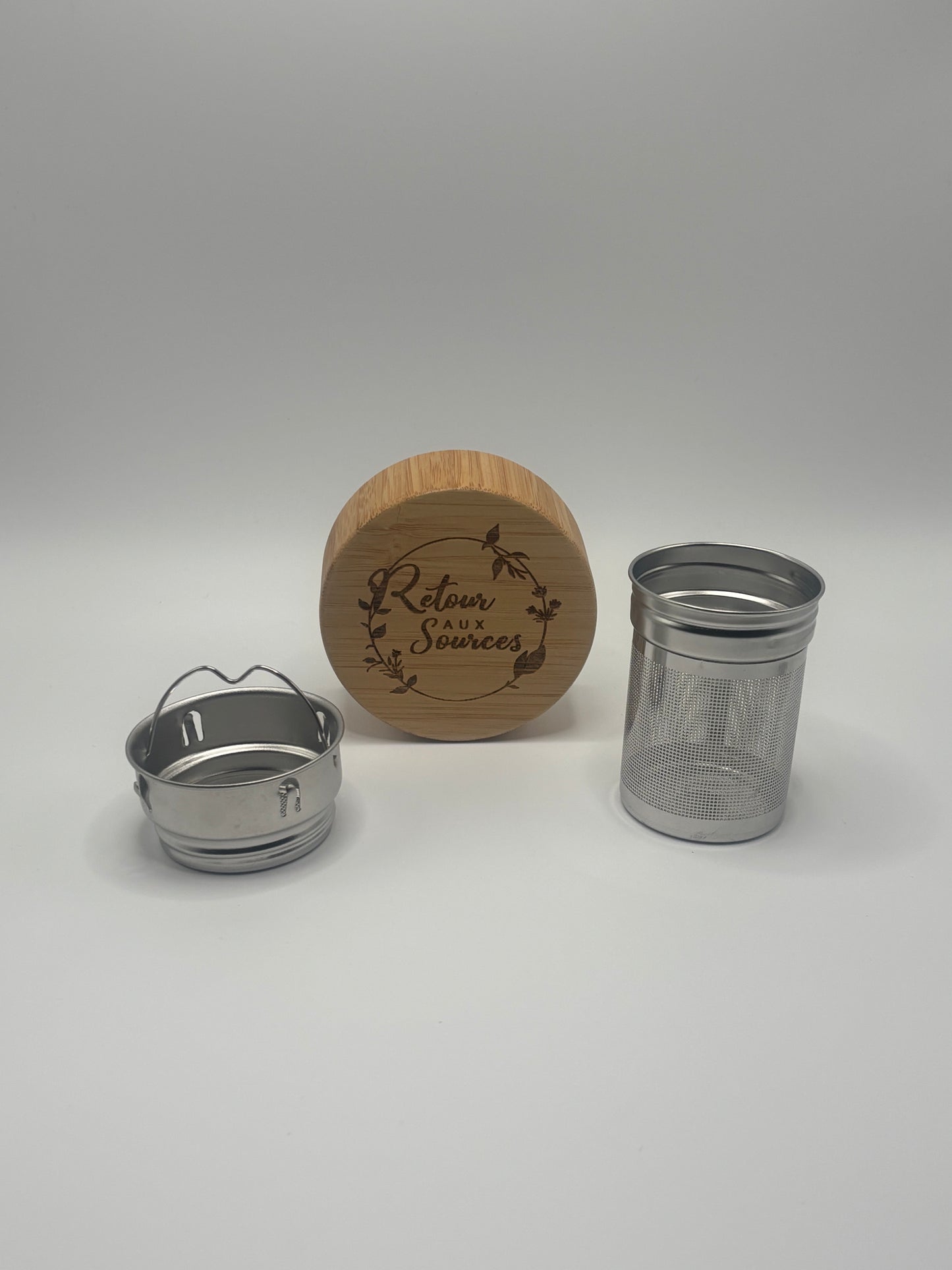 Bouteille Infuseur Premium – Verre & Bambou