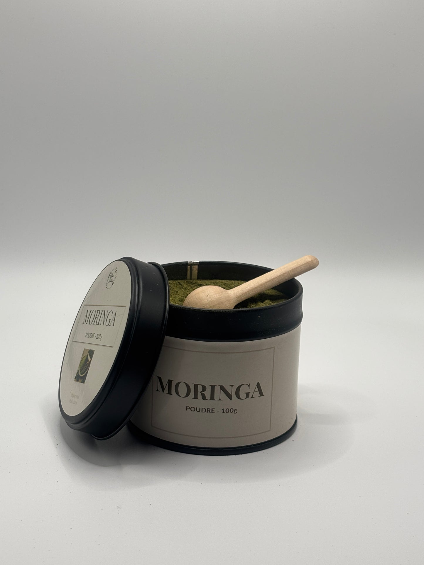 Moringa en poudre 100g – Boîte premium