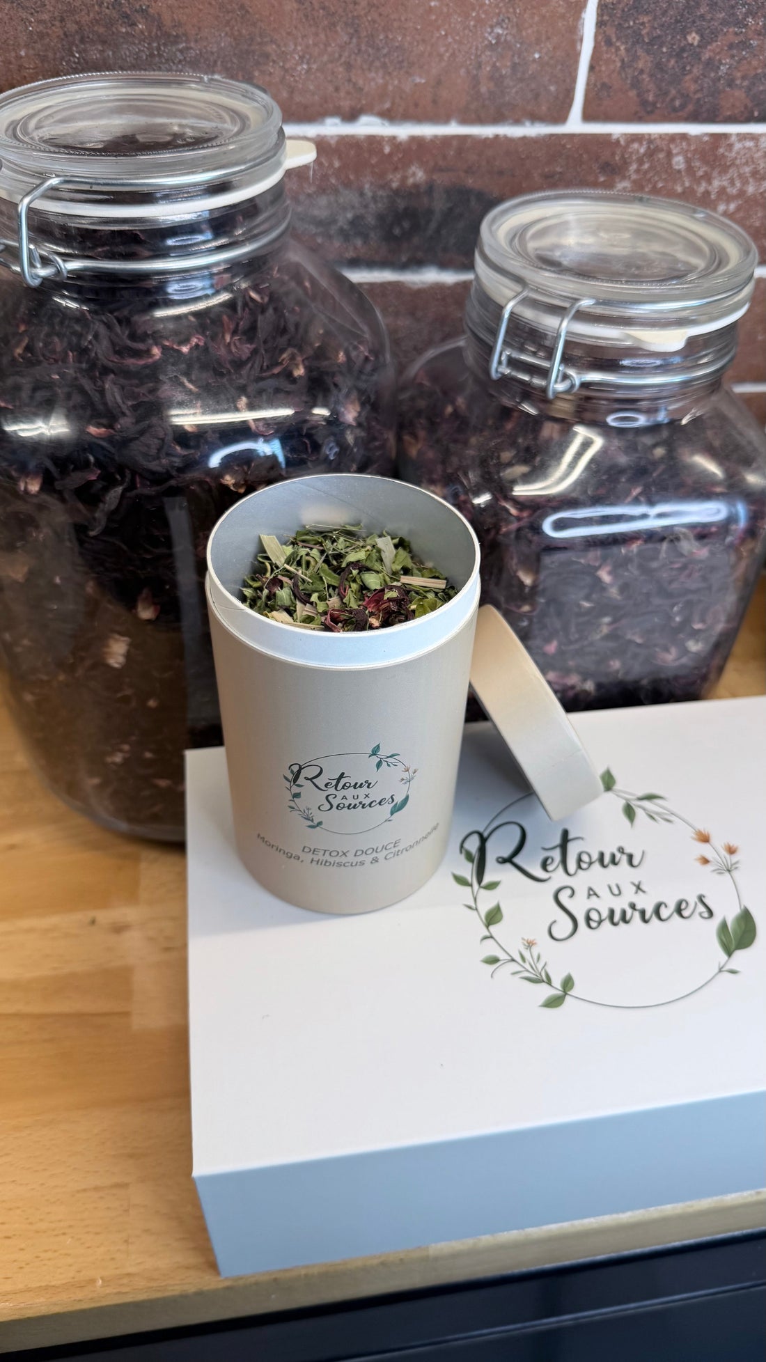 Detox douce : moringa hibiscus citronnelle