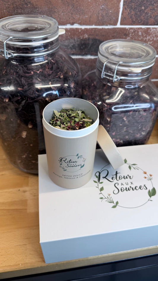 Detox douce : moringa hibiscus citronnelle
