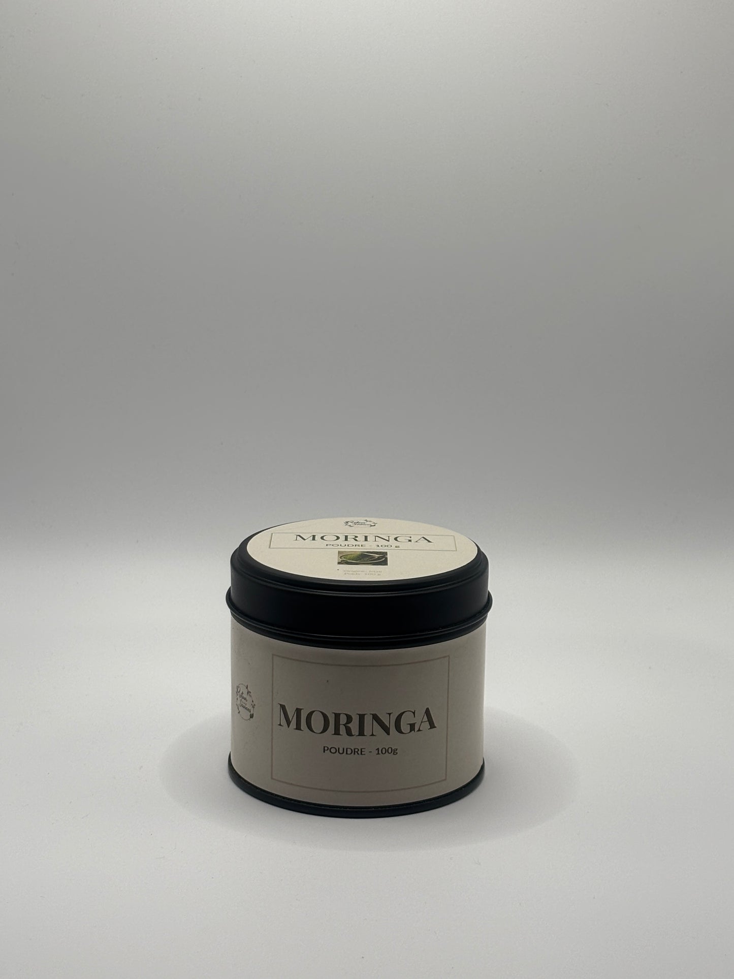 Moringa en poudre 100g – Boîte premium